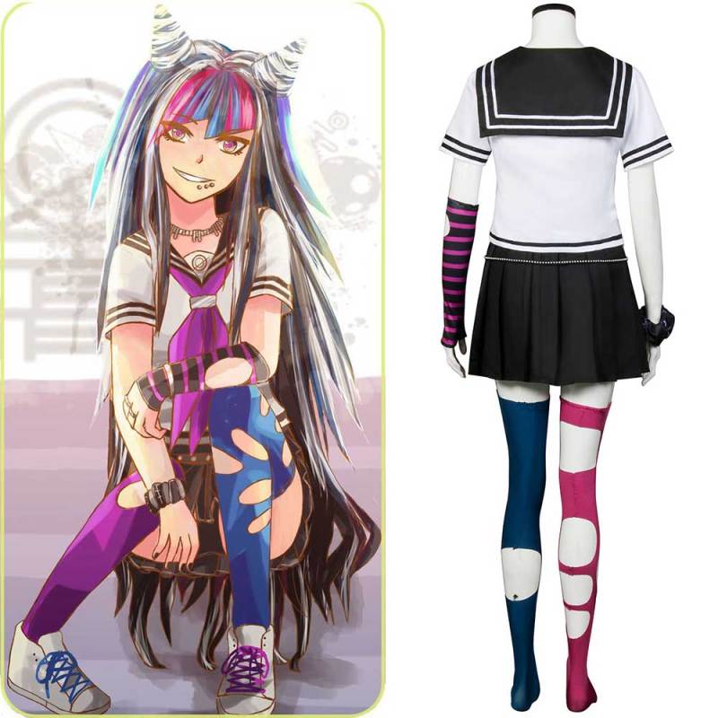 Dangan Ronpa 2: Goodbye Despair Ibuki Mioda Cosplay Costume Sailor Suits (Ready to Ship)