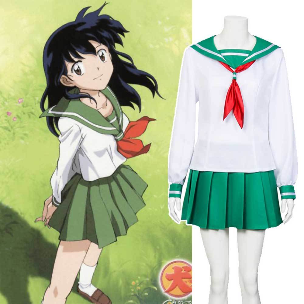 Inuyasha Kagome Higurashi Cosplay Costume Lolita Outfits
