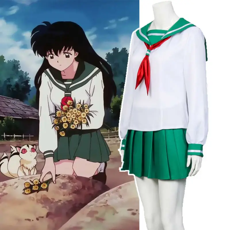 Inuyasha Kagome Higurashi Cosplay Costume Lolita Outfits