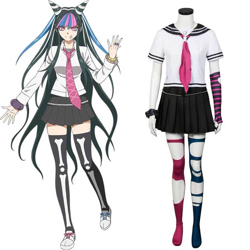 Dangan Ronpa 2: Goodbye Despair Ibuki Mioda Cosplay Costume Sailor Suits (Ready to Ship)