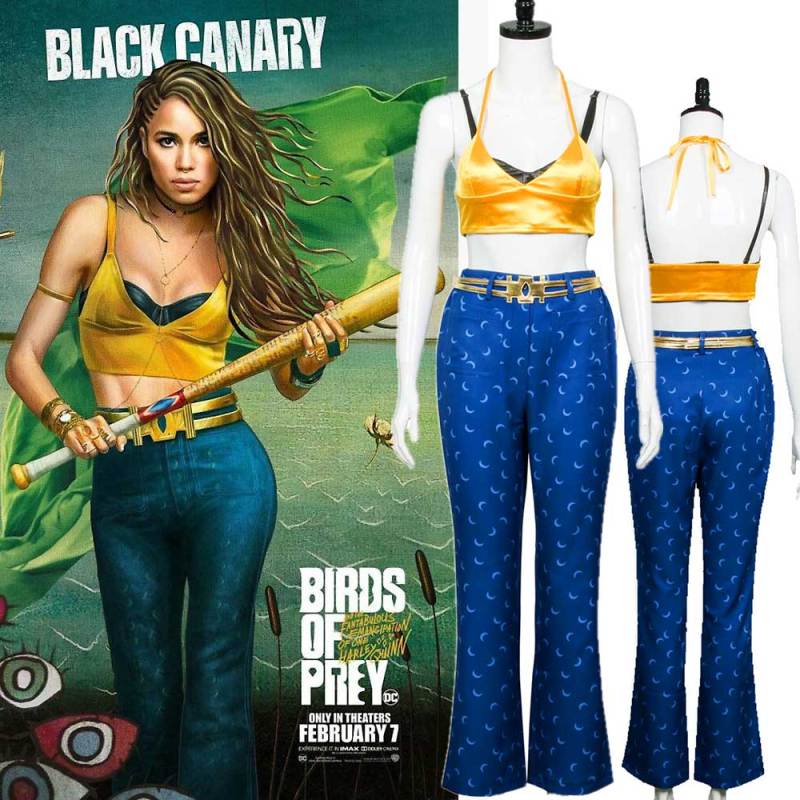 Black Canary Birds Of Prey Halloween Cosplay Costume Dinah Lance Outfits