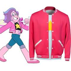 Steven Universe Rainbow Quartz Cosplay Costume Jacket T-Shirt