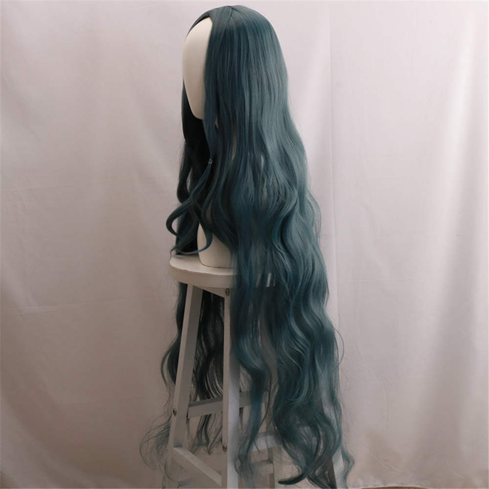 Anime Danganronpa V3 Killing Harmony Shirogane Tsumugi Long Cosplay Wig Wavy Hair-Takerlama