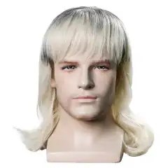Tiger King Joe Exotic Trainer Halloween Cosplay Costume Wig Hair