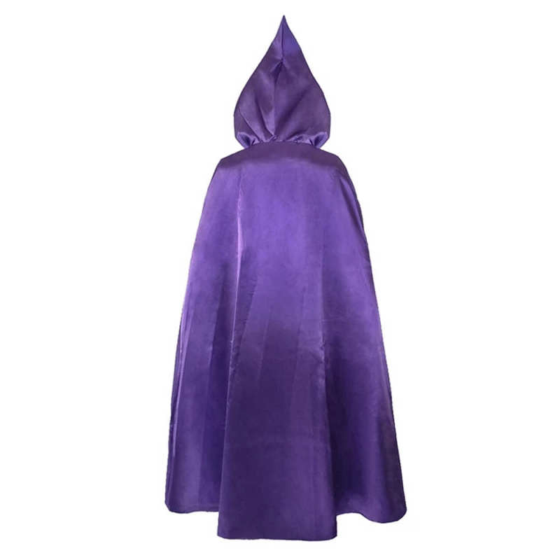 Teen Titans Raven Costume Women Teenager Halloween Superhero Cosplay Cloak