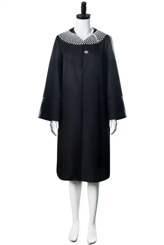 Ruth Bader Ginsburg Cosplay Costume RBG  Judge Women's Halloween Dissent Outfits-Takerlama (Ready To Ship)