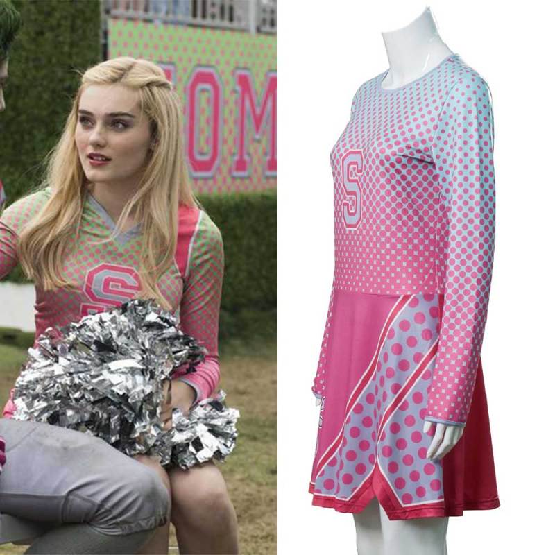 Addison Cheerleaders Costume Disney Zombies 2 Cosplay ParentChild