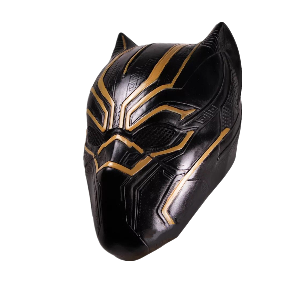 Black Panther Costume T'Challa Halloween Cosplay Outfits With Latex Mask