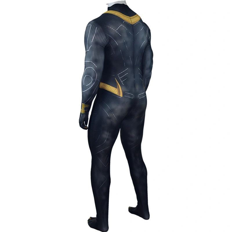 Black Panther Costume T'Challa Halloween Cosplay Outfits With Latex Mask