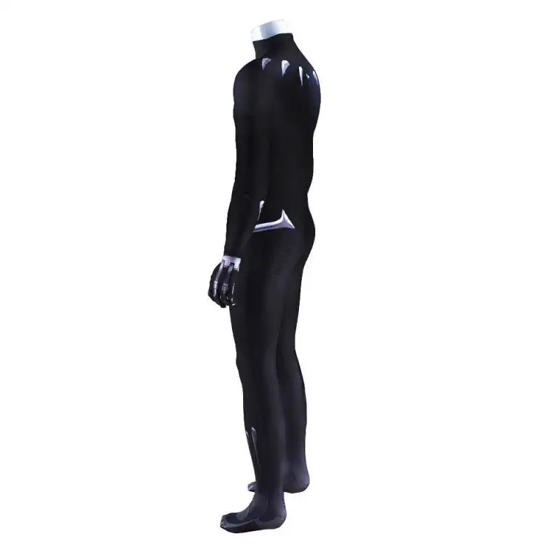 Black Panther T'Challa Halloween Cosplay Costume Men Kids