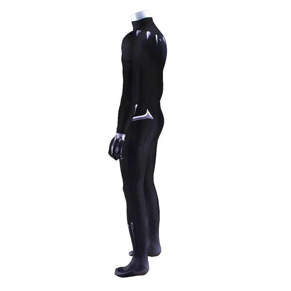 Black Panther T'Challa Halloween Cosplay Costume Men Kids