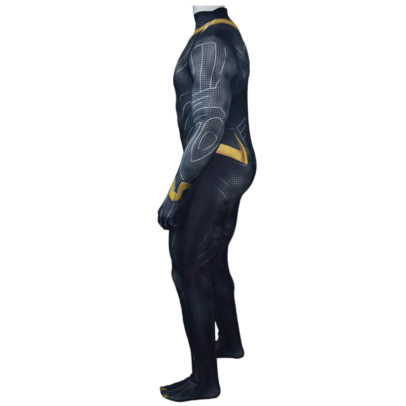 Black Panther Costume T'Challa Halloween Cosplay Outfits With Latex Mask