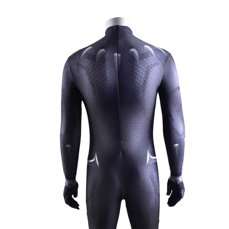 Black Panther T'Challa Halloween Cosplay Costume Men Kids