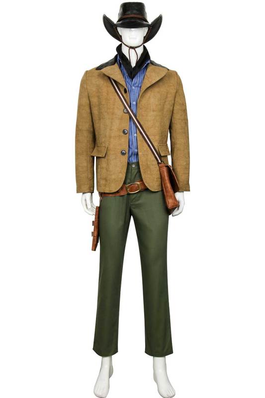 Arthur Morgan Cosplay Costume RDR2 Red Dead: RedemptionⅡ Men Cowboy Uniform Takerlama M In Stock