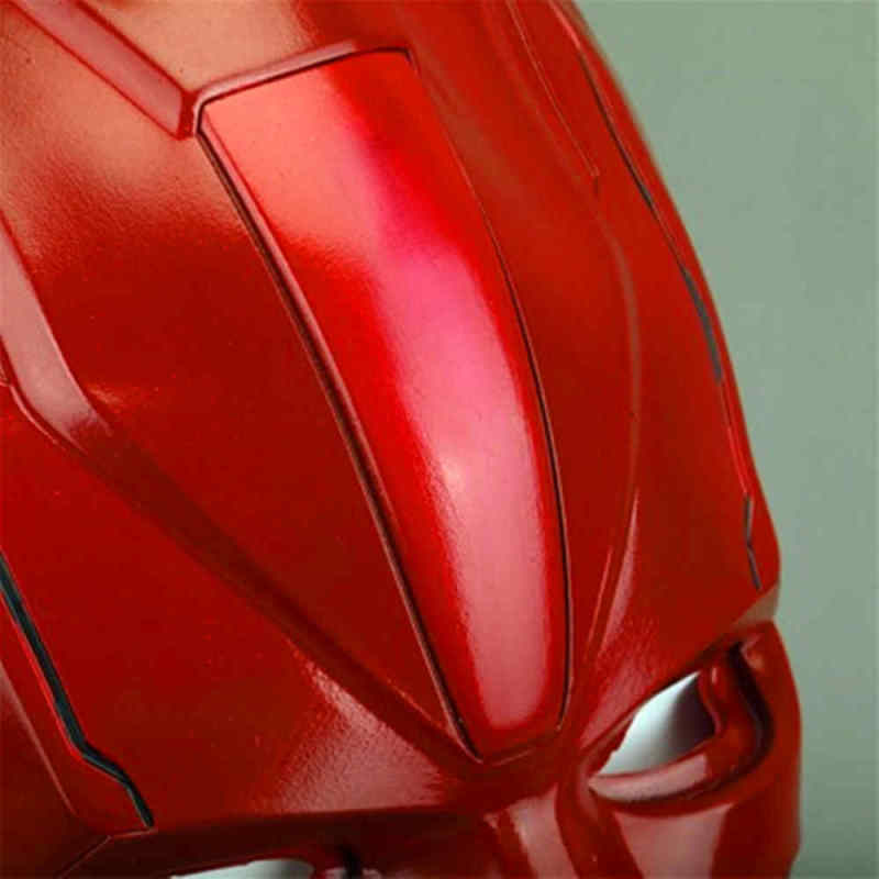 Captain Marvel Helmet Carol Danvers Cosplay PVC Red Green Mask（In Stock）