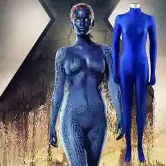 Mystique Cosplay Costume X-Men Apocalypse 3D Print Jumpsuit Kids Women Men-Takerlama