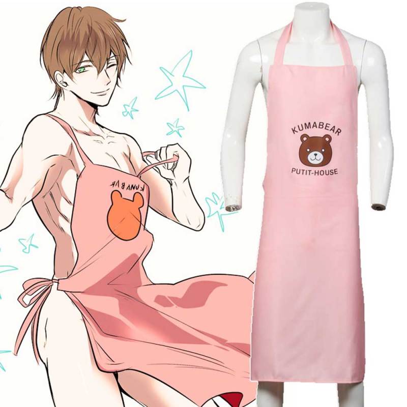 Food Wars！Shokugeki no Soma Isshiki satoshi Cosplay Costume Apron