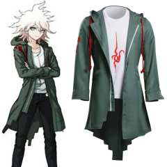 Super Danganronpa 2 Men Nagito Komaeda Jacket Cosplay Costume-Takerlama  (Ready to Ship)