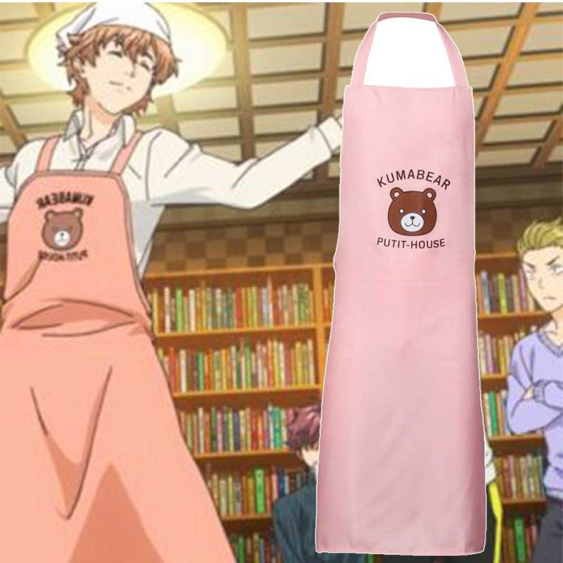 Food Wars！Shokugeki no Soma Isshiki satoshi Cosplay Costume Apron