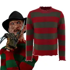 Freddy Krueger Sweater A Nightmare on Elm Street Adult In Stock Takerlama