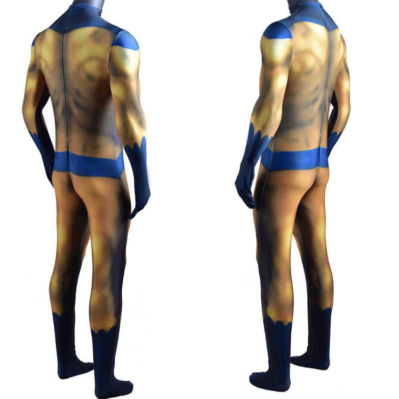 Superhero Animal Man Buddy Baker Cosplay Costume Bodysuit