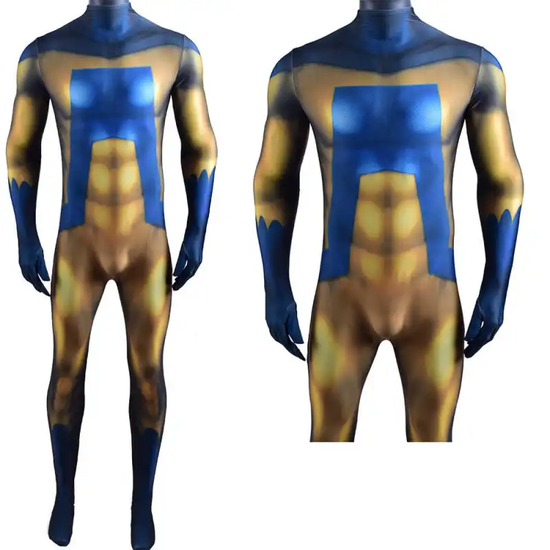 Superhero Animal Man Buddy Baker Cosplay Costume Bodysuit