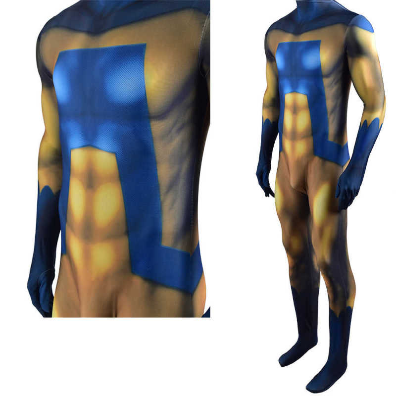 Superhero Animal Man Buddy Baker Cosplay Costume Bodysuit