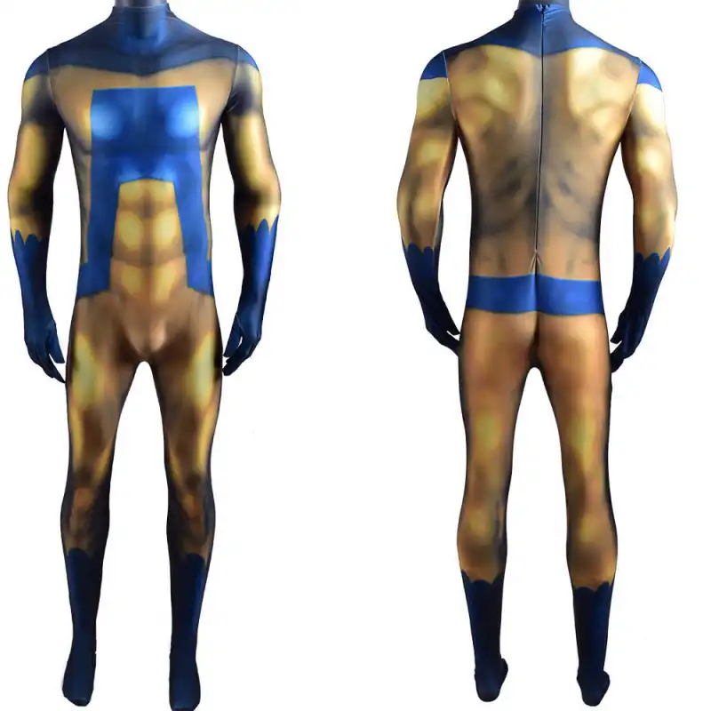 Superhero Animal Man Buddy Baker Cosplay Costume Bodysuit