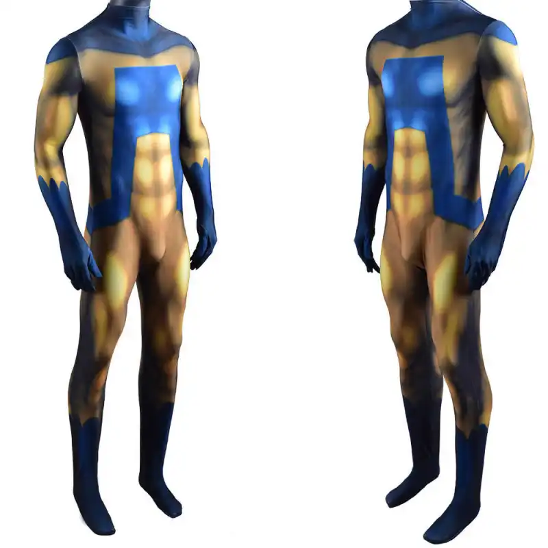 Superhero Animal Man Buddy Baker Cosplay Costume Bodysuit