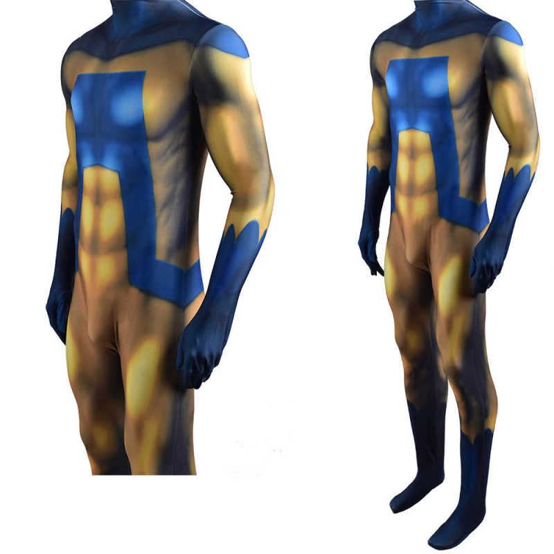 Superhero Animal Man Buddy Baker Cosplay Costume Bodysuit