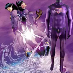 The Wonder Twins Jayna Zan Couple Cosplay Costume The All New Super Friends Hour