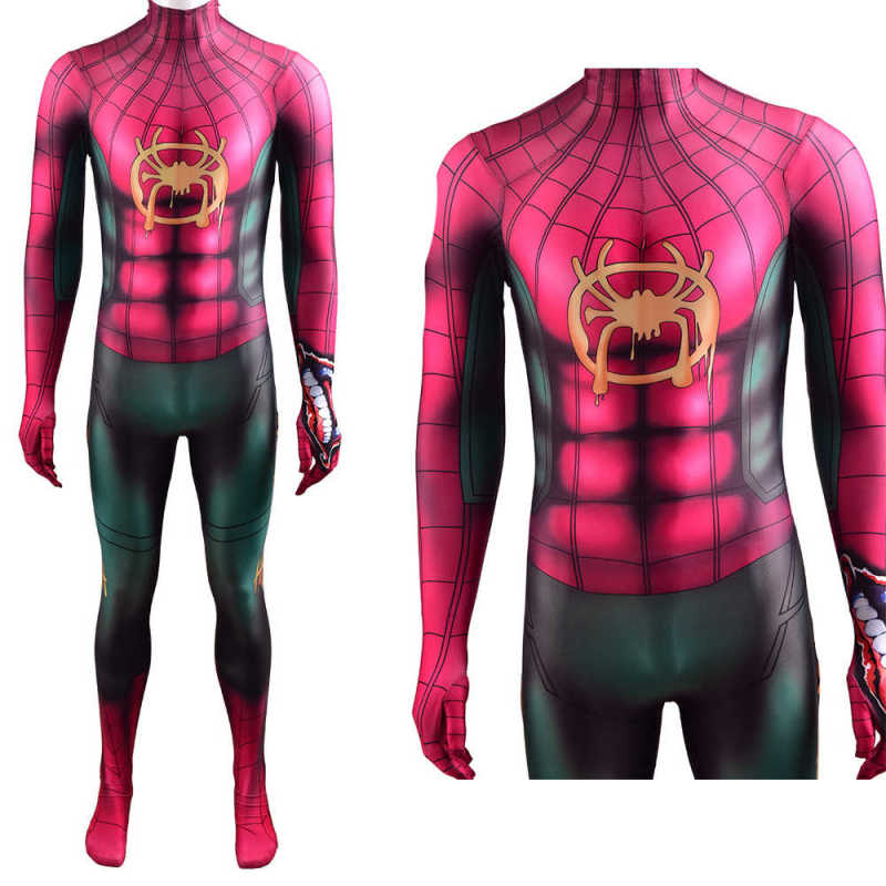 Ultimate Spider-Man Vol.2 Miles Morales Joker Zentai Suit With Mask