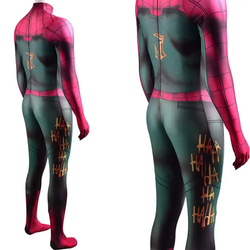 Ultimate Spider-Man Vol.2 Miles Morales Joker Zentai Suit With Mask
