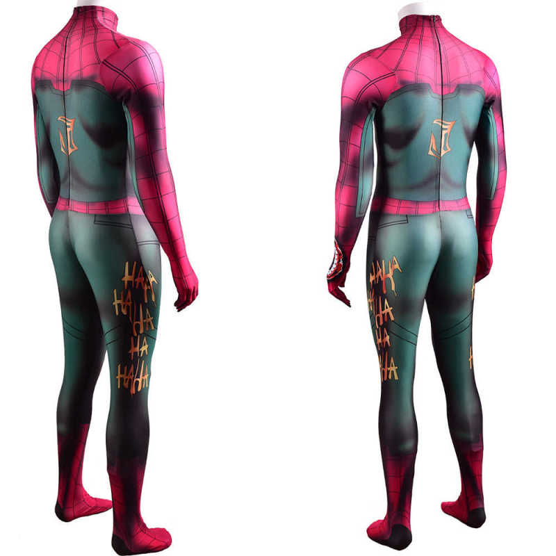 Ultimate Spider-Man Vol.2 Miles Morales Joker Zentai Suit With Mask