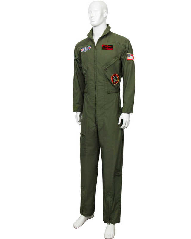 Maverick Flight Suit Men Costume Top Gun 2 Takerlama