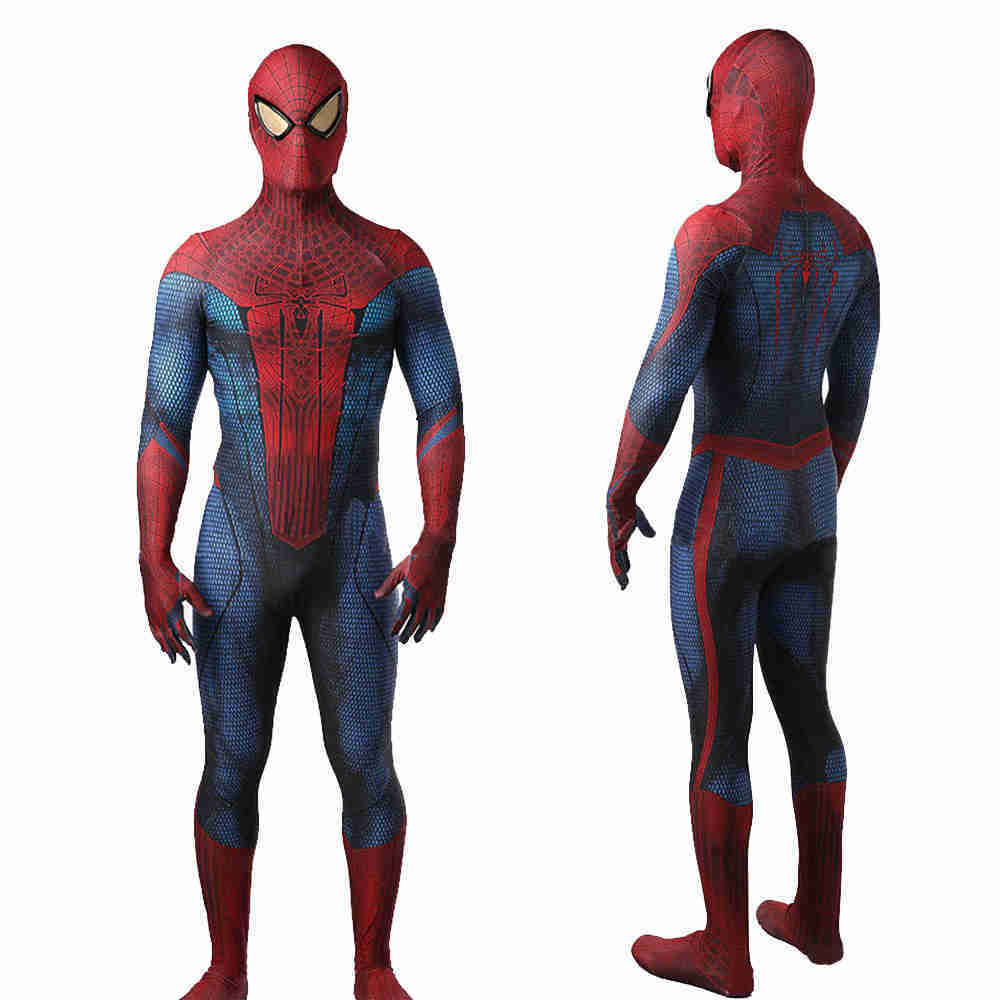 The Amazing Spider-Man Cosplay Costume Mask Adult Kids Zentai Suit
