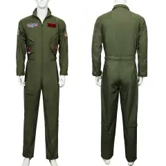 Maverick Flight Suit Men Costume Top Gun 2 Takerlama