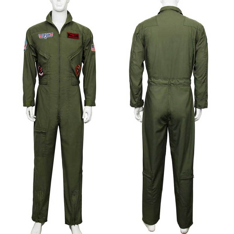 Maverick Flight Suit Men Costume Top Gun 2 Takerlama