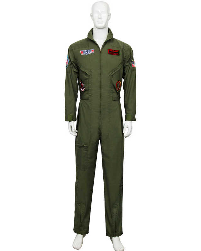 Maverick Flight Suit Men Costume Top Gun 2 Takerlama