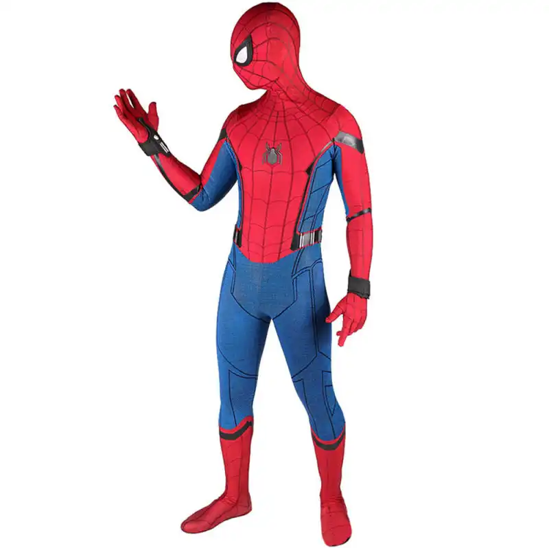 Spider-Man Homecoming  Peter Parker Suit With Mask Wrister