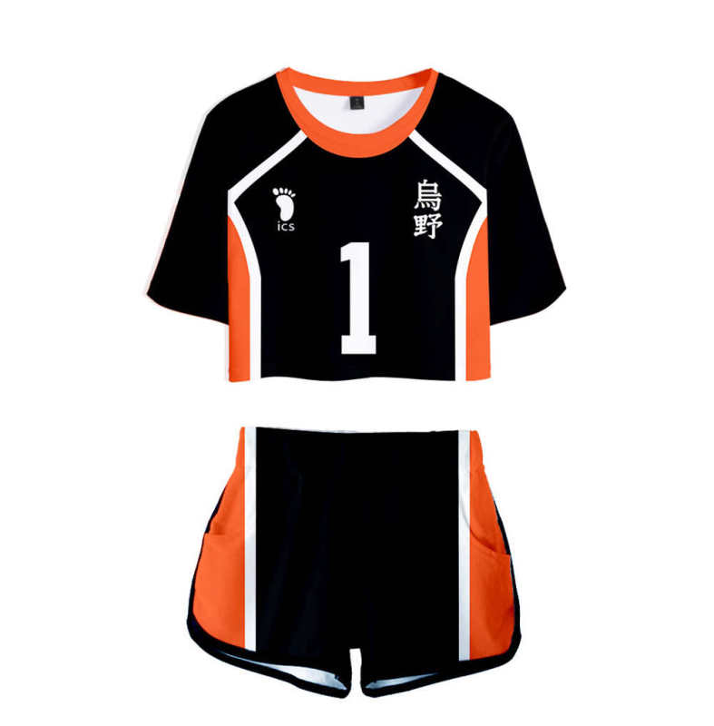 Karasuno High School Uniform Haikyuu!! Cosplay Jersey