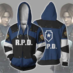 Resident Evil 2 Remake Re Leon Scott Kennedy Hoodie Sweatshirt