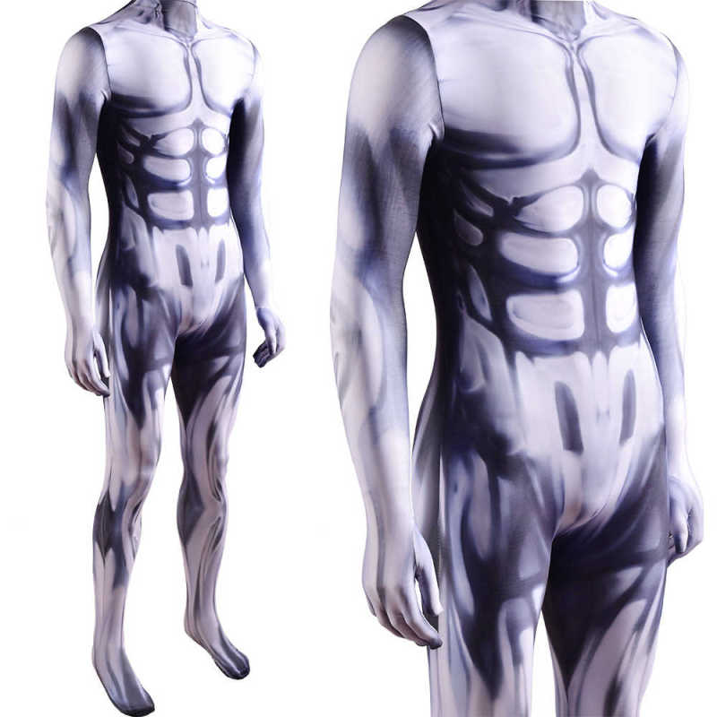 Silver Surfer Cosplay Costume Superhero Norrin Radd Muscle Suit