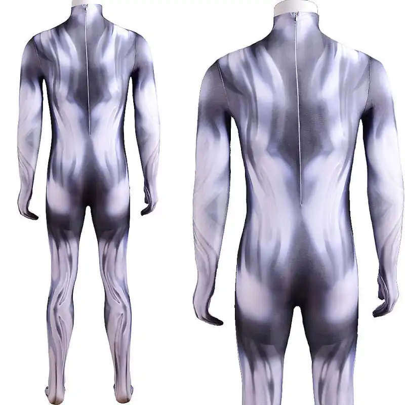 Silver Surfer Cosplay Costume Superhero Norrin Radd Muscle Suit