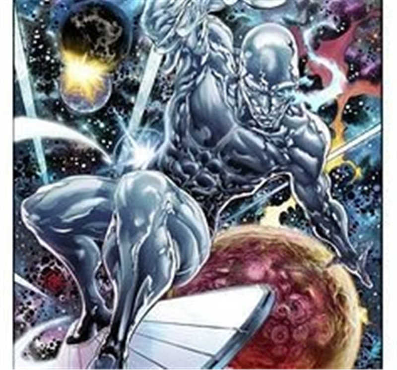 Silver Surfer Cosplay Costume Superhero Norrin Radd Muscle Suit