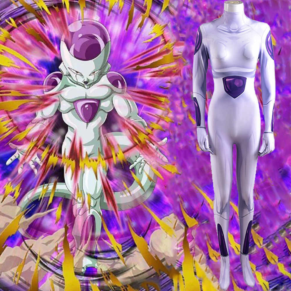 Dragon Ball Z Frieza Zentai Suit Freezer Kids Adults Costume