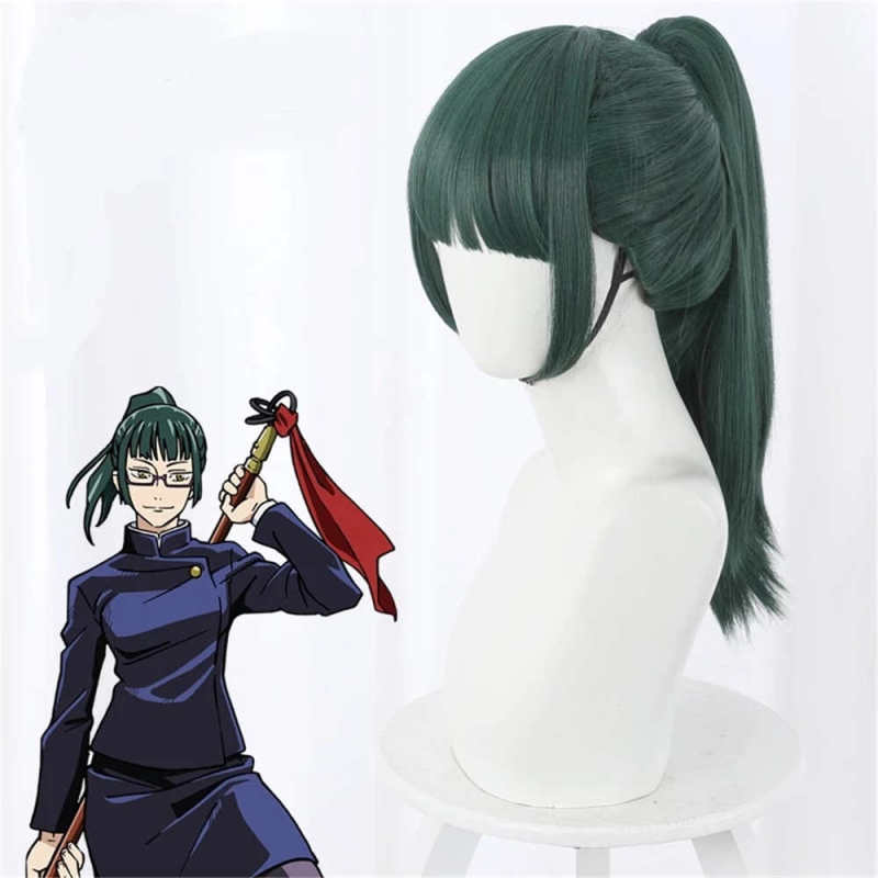 Jujutsu Kaisen Maki Zen'in Ponytail Cosplay Wig Hair