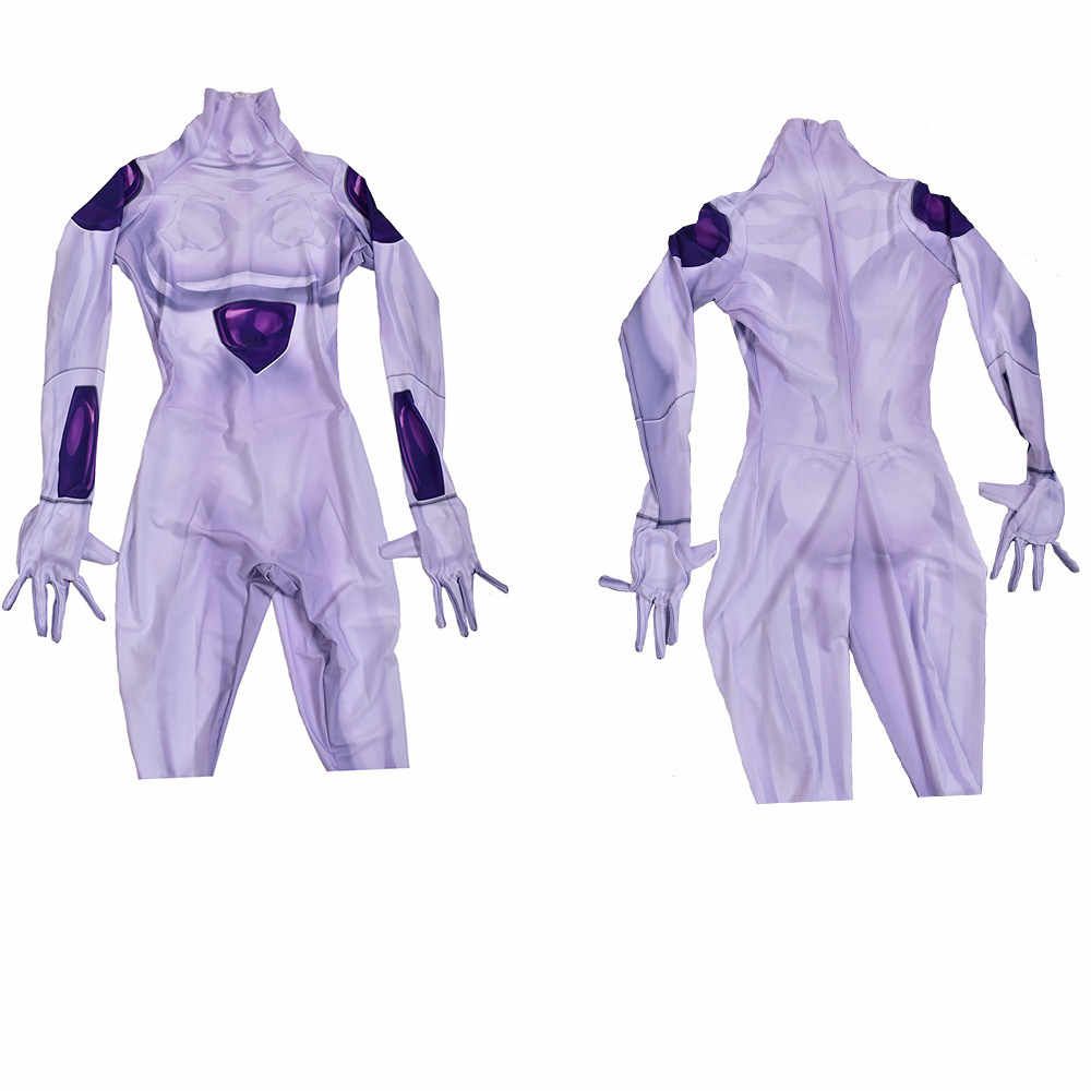 Anime Dragon Ball Z Frieza Zentai Suit Freezer Kids Adults Costume