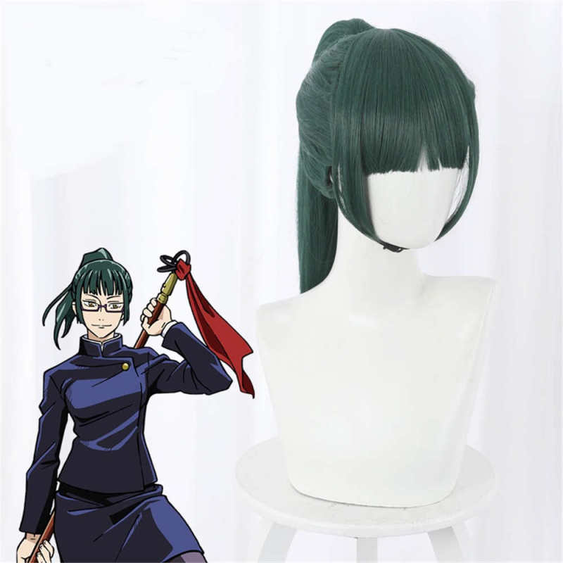 Jujutsu Kaisen Maki Zen'in Ponytail Cosplay Wig Hair