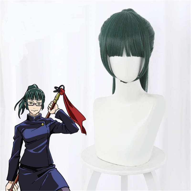 Jujutsu Kaisen Maki Zen'in Ponytail Cosplay Wig Hair